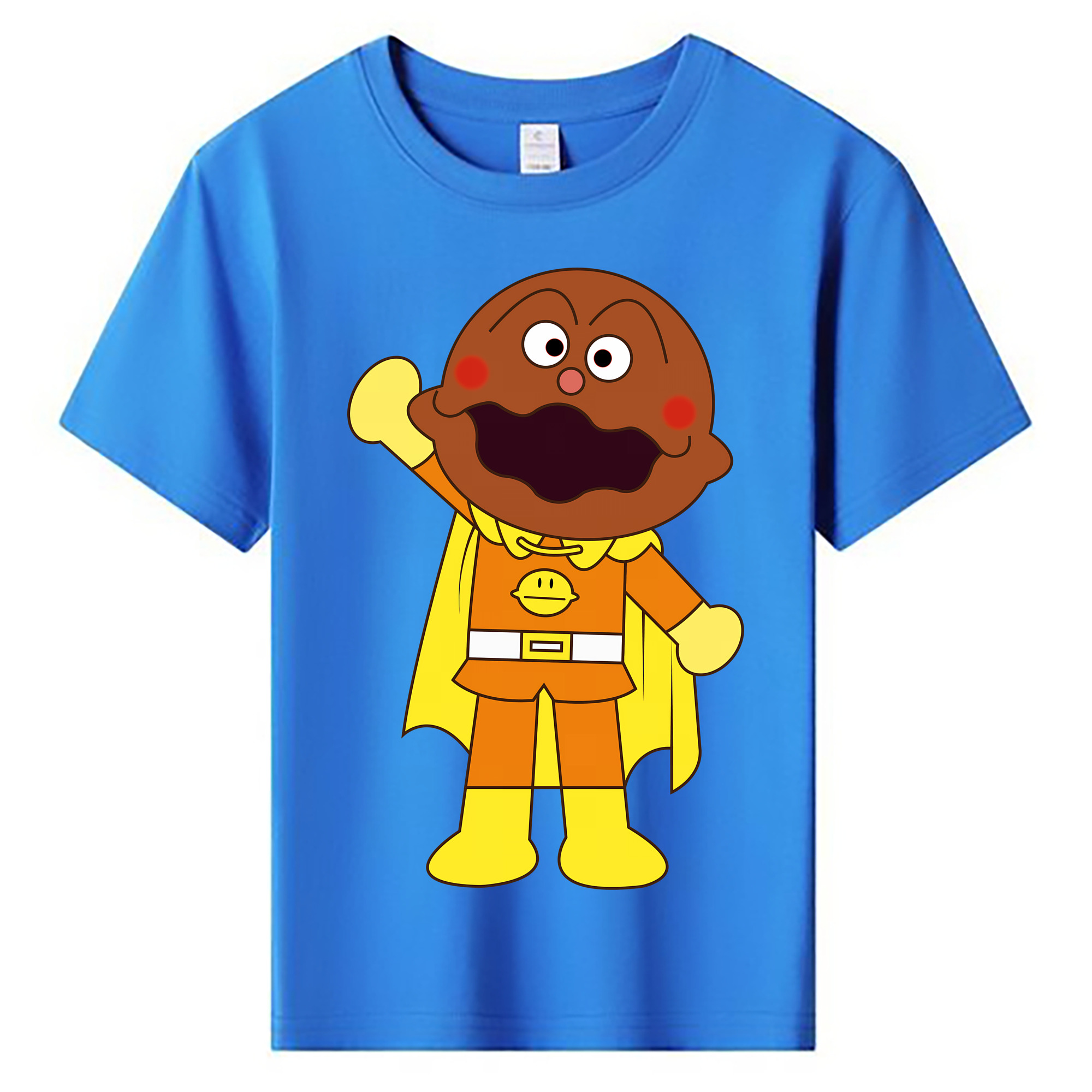 （画像用） アンパンマン Anpanman 綿100％キッズTシャツ（フロントプリント）
